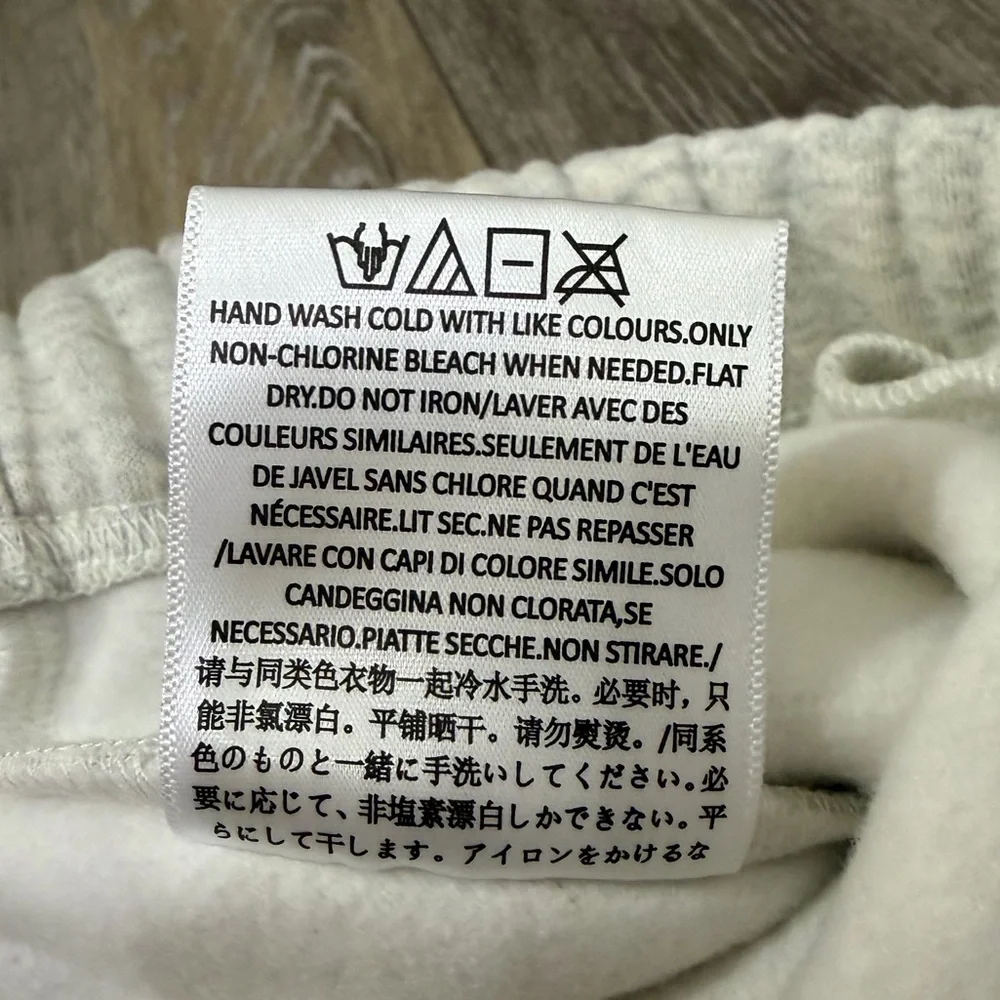 Fear of God ESSENTIALS Light Heather Grey Fleece Sweatpants NWOT